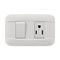 American Standard Wall Switches And Sockets , 1 Gang 2 Way White Sockets And Switches
